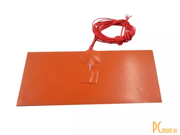 Силиконовый нагреватель стола 3D принтера 210x250mm  24V 200W red