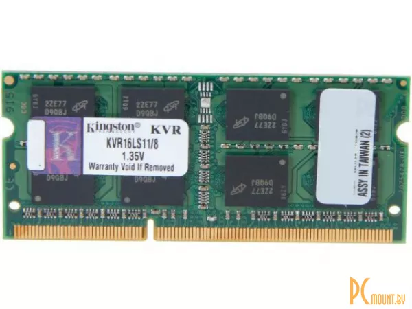 Память для ноутбука SODDR3L, 8GB, PC12800 (1600MHz), Kingston KVR16LS11/8