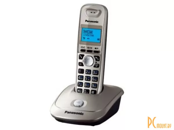 Радиотелефон Panasonic KX-TG2511RUT Dect, цвет титаник